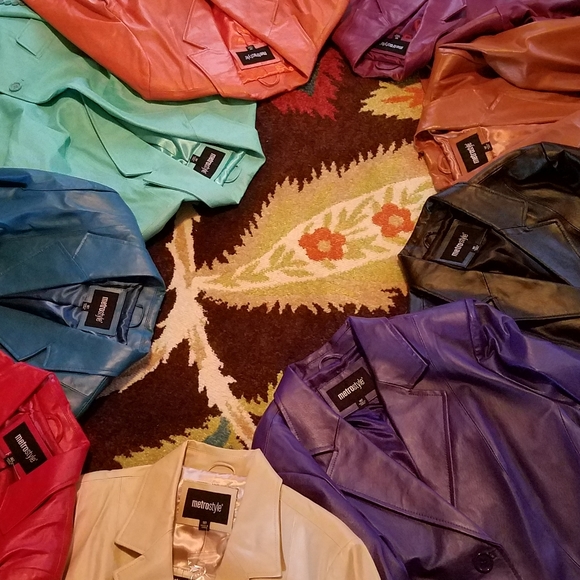 Genuine Leather Pantsuit - Picture 2 of 3